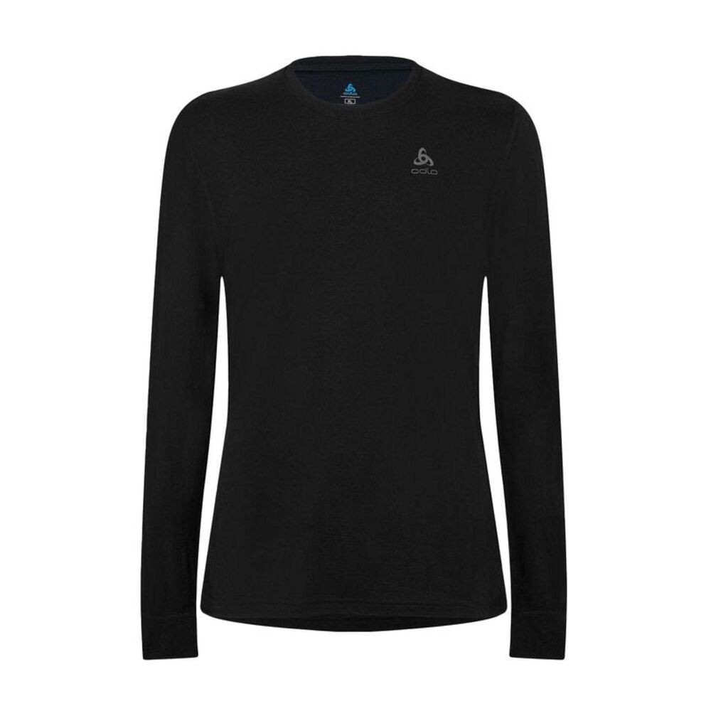 Odlo Mens Merino Wool Base Layer Top / Black